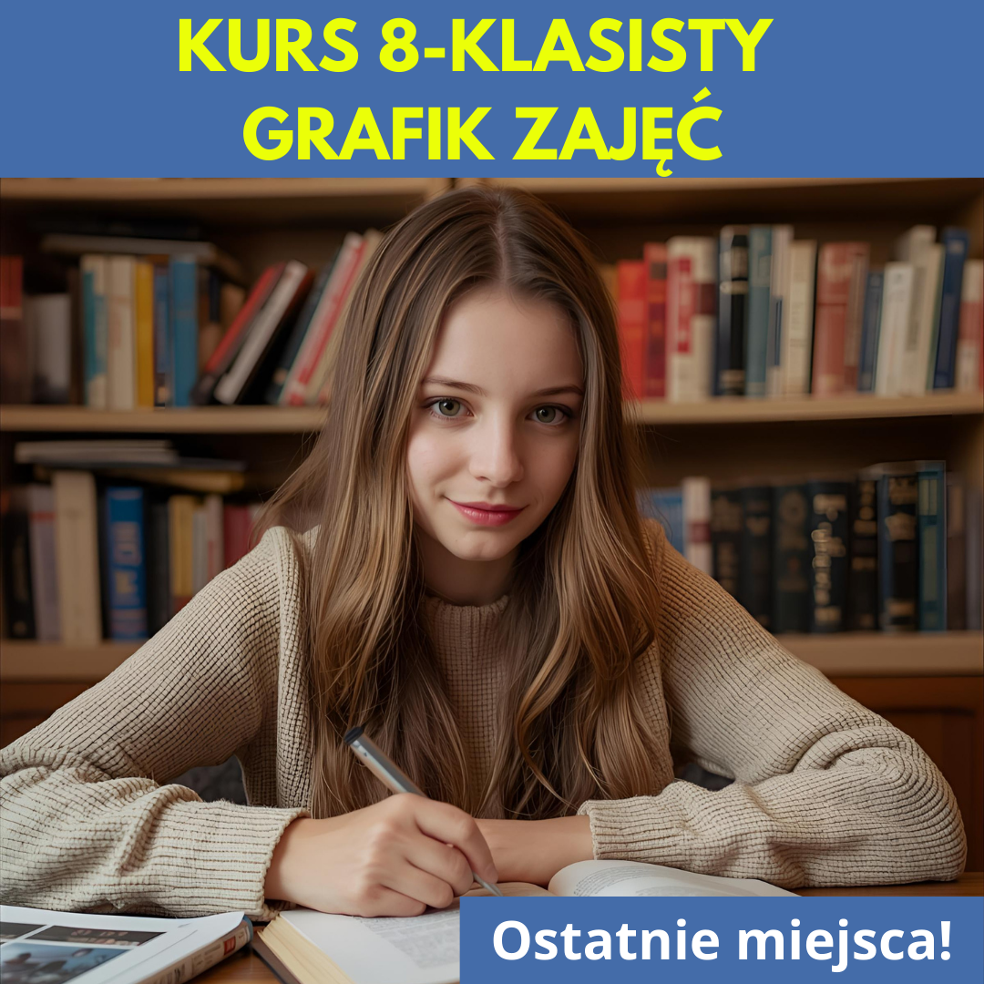 kurs 8-klasisty grafik zajęć